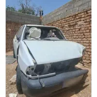 پراید مدل ۹۵ تصادفی