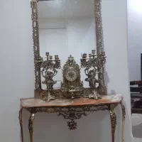 فروش وخریدار آینه کنسول برنجی لوستر ..