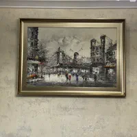 تابلو نقاشی کار دست طرح مونیکا
