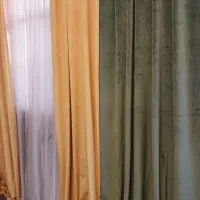 پرده حریر و ۴عدد یالان پرحدنو