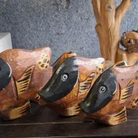 ماهی چوبی ساخت اندونزی