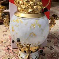 سماور گازی با قوری