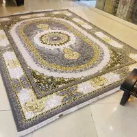 فرش پتینه تم آبی ۱۲ متری مشهد اکبند شرکتی