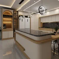 کابینت های گلاس وکیوم باز سازی دکور کافه و مغازه