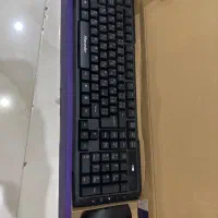 کیبورد به همراه موس (بیسیم)