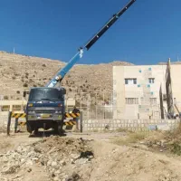 خدمات جرثقیل۷تن،۳تن،۱۰تن و۲۵تن دکل بلند