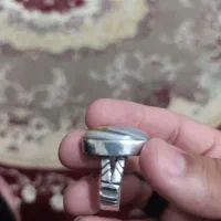 سنگ انگشتر نقره سلیمانی دست‌ساز