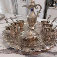 سینی وفنجان سیلور ترک