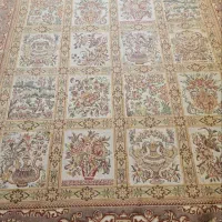فرش ۹متری ماشینی ابریشم گونه برجسته
