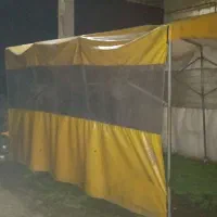 گاری وسایبان کبابی وموتور برق