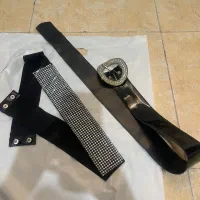 کمربند نگین دار گل سینه انگشتر