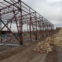 جوشکار نبشی کش وسقف شیروانی اسکلت