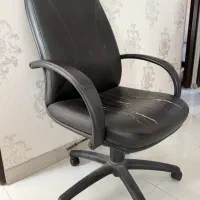 صندلی اداری ارگونومیک چرخ‌دار جک و مکانیزم سالم