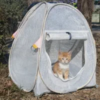 خانه‌ حیوانات خانگی سقف دار