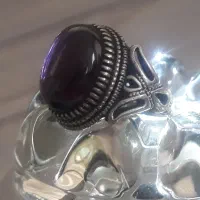 انگشتر . کار دست نگین آمتیس