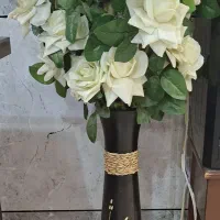 گلدان و دسته گل کامل