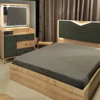سرویس خواب اقتصادی.تخت خواب . میز آرایش