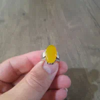 انگشتر نقره عقیق شرف الشمس