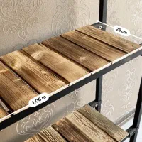 ۶ عدد قفسه فلز و چوب