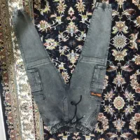 شلوار بگ لوله تفنگی ذغالی