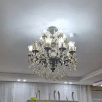 لوستر برنز آنتیک ۱۵ شعله