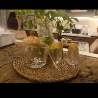 نمکدان نمکدون جا شکر جا مربا چوب بامبو