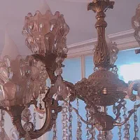 لوستر برنزی اصل۵ شاخه