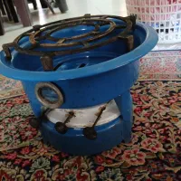 چراغ سه شعله نفتی و هاونگ قدیمی