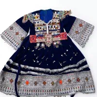 لباس گند افغانی مجلسی (مخمل پرکار نو)