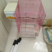 قفس بزرگ با وسایل و خونه در جهرم