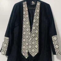مانتو آیینه کاری شده آستر دار کاملا نو