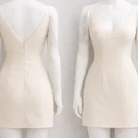 پیراهن کوتاه مینیمال/لباس فرمالیته/لباس مجلسی شیک