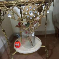 میز سماور.میز تلفن برنز.برنجی
