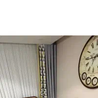 ساعت دیواری کلاسیک چوب طبیعی