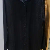 شومیز مشکی نخی خنک سایز۴۴
