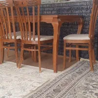 میز غذا خوری ۴ نفره  تمام چوب محکم