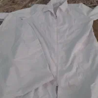 روپوش و مقنعه سفید زیپی