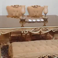 میز ناهار خوری ۶ نفره چوبی