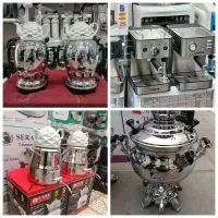 سماور گازی6 پارس لیتری وکتری قوری روگازی وقهوه ساز