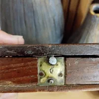 ترازو  برنجی جعبه کامل قدیمی
