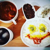 ست غذاخوری سرامیک با سینی چوبی
