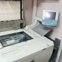 دستگاه کپی canon ir 105 در حال کار