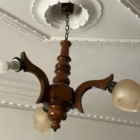 لوستر چوبی
