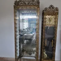 بوفه ساعت لوستر و دیوار کوب برنزی