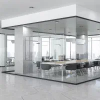 پارتیشن دو جداره آلومینیوم و شیشه