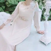 لباس مجلسی عروسکی ۲۵۰۰ کرپ ساده ۴ تومن