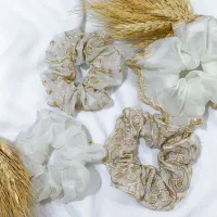 فروش تک و عمده کش مو و اسکرانچ ساتن،توری و گیپور