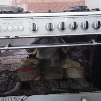 اجاق گاز فردار سفیدکاملا سالم