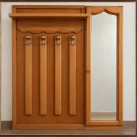 آینه و چوب لباسی تمام چوب