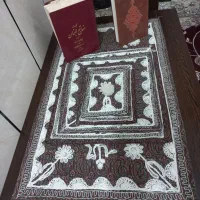 جا نماز سجاده ترمه۵تیکه/دوعدد قرآن مفاتیح قدیمی